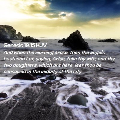 Genesis 19:15 KJV Free Bible Images