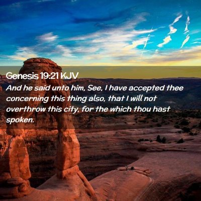 Genesis 19:21 KJV Free Bible Images