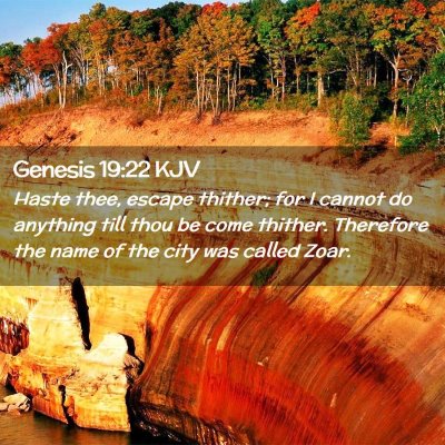 Genesis 19:22 KJV Free Bible Images