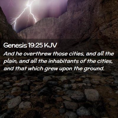 Genesis 19:25 KJV Free Bible Images