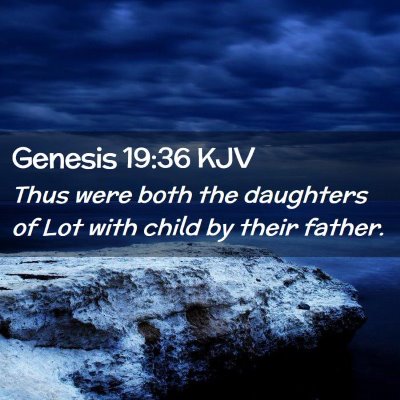 Genesis 19:36 KJV Free Bible Images