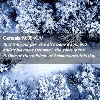 Genesis 19:38 KJV Free Bible Images