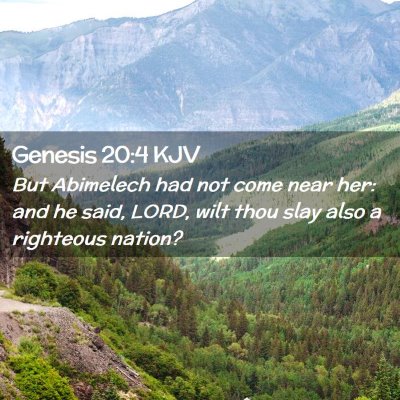 Genesis 20:4 KJV Free Bible Images