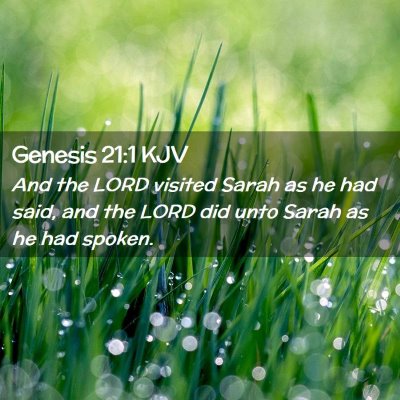 Genesis 21:1 KJV Free Bible Images