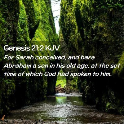 Genesis 21:2 KJV Free Bible Images