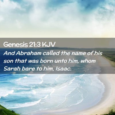 Genesis 21:3 KJV Free Bible Images