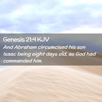 Genesis 21:4 KJV Free Bible Images