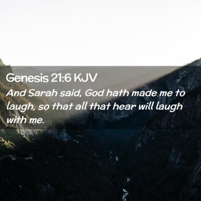 Genesis 21:6 KJV Free Bible Images