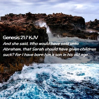 Genesis 21:7 KJV Free Bible Images