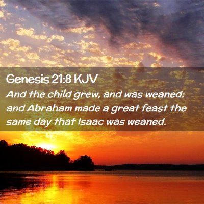 Genesis 21:8 KJV Free Bible Images