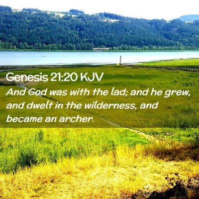 Genesis 21:20 KJV Free Bible Images