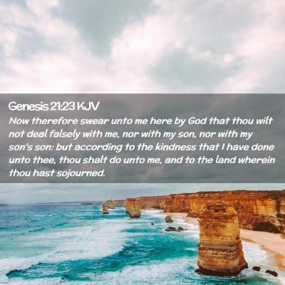 Genesis 21:23 KJV Free Bible Images