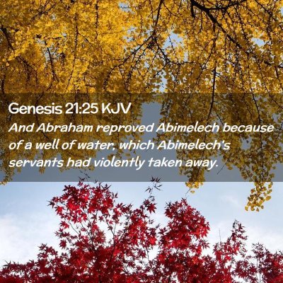 Genesis 21:25 KJV Free Bible Images