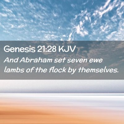 Genesis 21:28 KJV Free Bible Images