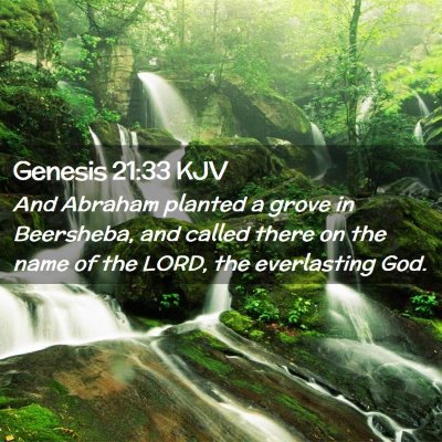 Genesis 21:33 KJV Free Bible Images