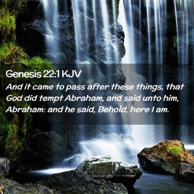 Genesis 22:1 KJV Free Bible Images