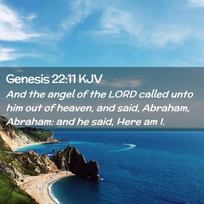 Genesis 22:11 KJV Free Bible Images