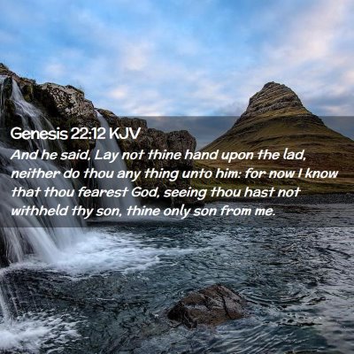 Genesis 22:12 KJV Free Bible Images