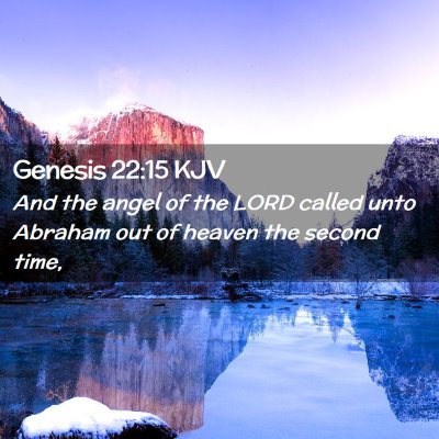 Genesis 22:15 KJV Free Bible Images