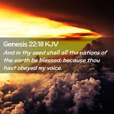 Genesis 22:18 KJV Free Bible Images