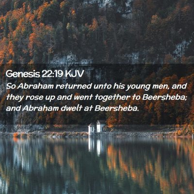 Genesis 22:19 KJV Free Bible Images