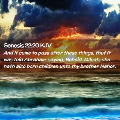 Genesis 22:20 KJV Free Bible Images