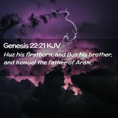 Genesis 22:21 KJV Free Bible Images