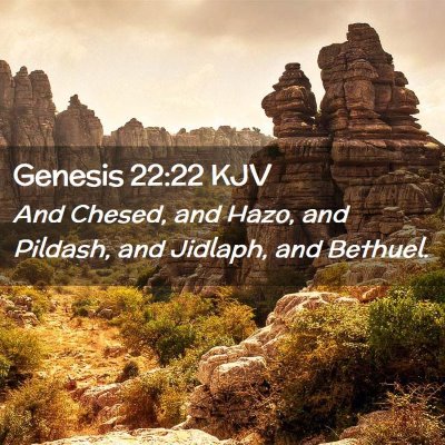 Genesis 22:22 KJV Free Bible Images