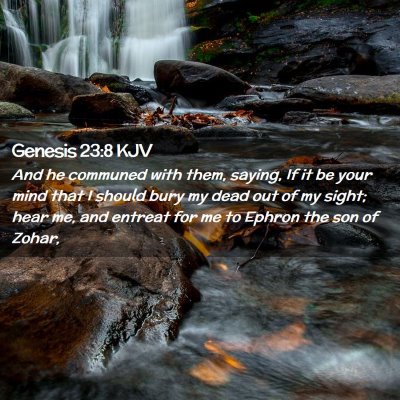 Genesis 23:8 KJV Free Bible Images