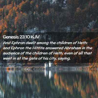 Genesis 23:10 KJV Free Bible Images