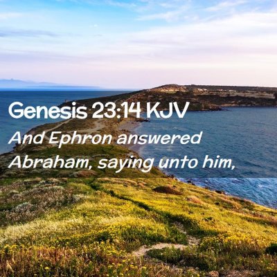 Genesis 23:14 KJV Free Bible Images