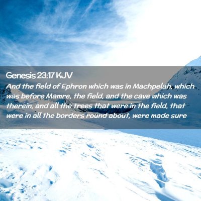 Genesis 23:17 KJV Free Bible Images