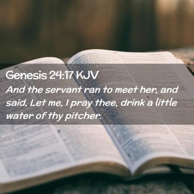 Genesis 24:17 KJV Free Bible Images