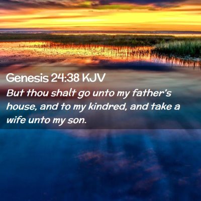 Genesis 24:38 KJV Free Bible Images