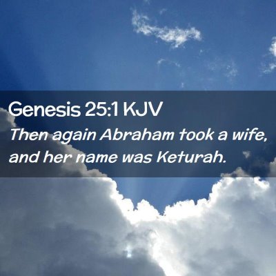 Genesis 25:1 KJV Free Bible Images