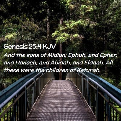 Genesis 25:4 KJV Free Bible Images