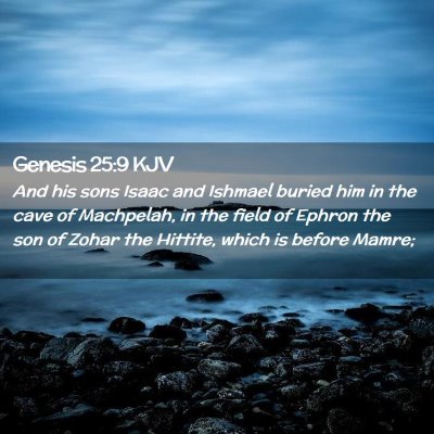 Genesis 25:9 KJV Free Bible Images