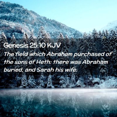 Genesis 25:10 KJV Free Bible Images