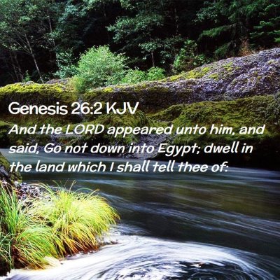 Genesis 26:2 KJV Free Bible Images