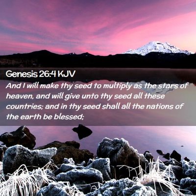 Genesis 26:4 KJV Free Bible Images