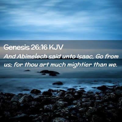 Genesis 26:16 KJV Free Bible Images