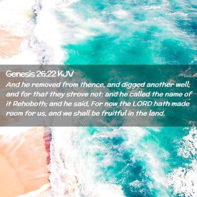 Genesis 26:22 KJV Free Bible Images