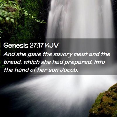 Genesis 27:17 KJV Free Bible Images