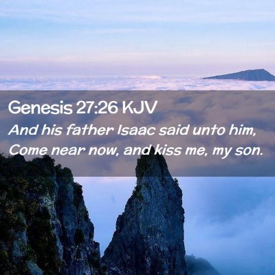 Genesis 27:26 KJV Free Bible Images