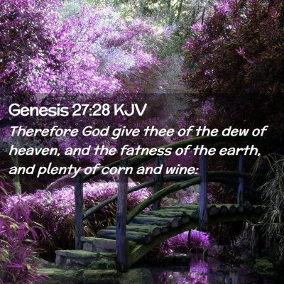 Genesis 27:28 KJV Free Bible Images