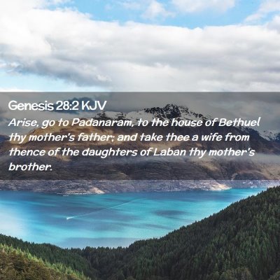 Genesis 28:2 KJV Free Bible Images