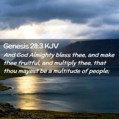 Genesis 28:3 KJV Free Bible Images