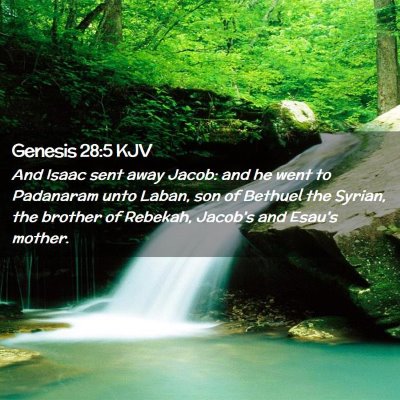 Genesis 28:5 KJV Free Bible Images