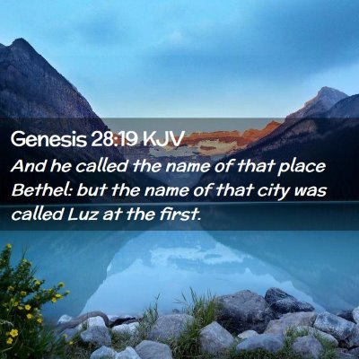 Genesis 28:19 KJV Free Bible Images