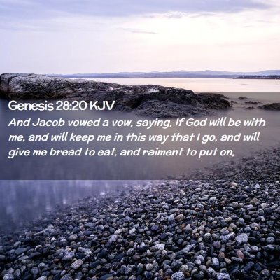 Genesis 28:20 KJV Free Bible Images